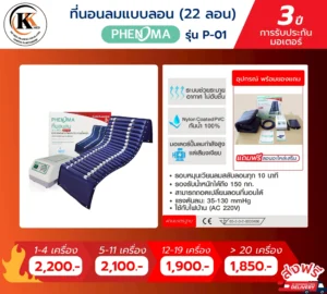 ที่นอนลมแบบลอน P-01