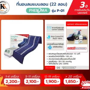 ที่นอนลมแบบลอน P-01