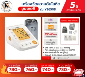 เครื่องวัดความดัน รุ่น YE650D