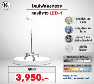 โคมไฟส่องตรวจ แสงสีขาว LED-1